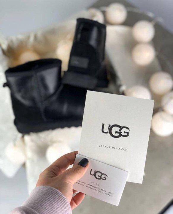 Угги ugg Classic Mini Metallic Black (37 )