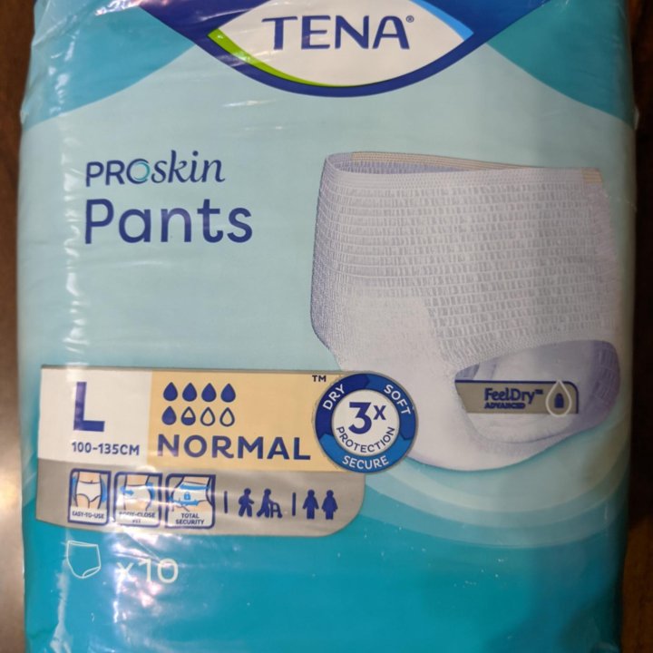 Подгузники-трусы TENA Pants 10 шт.