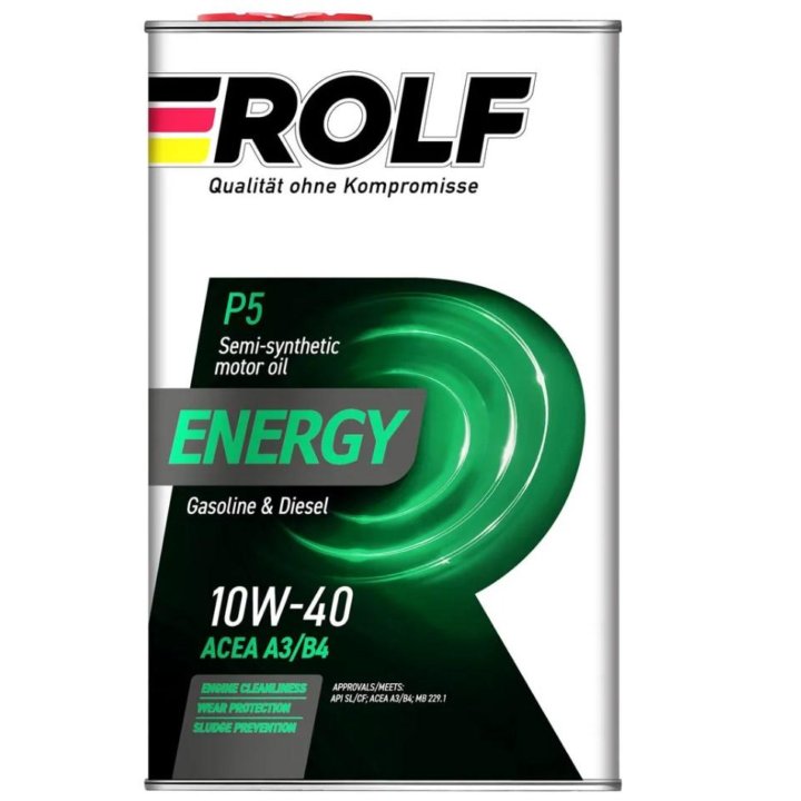 Масло моторное Rolf Energy 10w40 п/с 1л металл