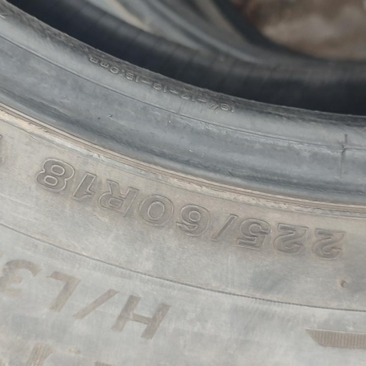 225/60/18 BRIDGESTONE комплект лето