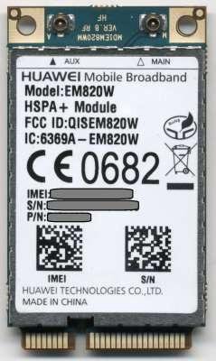 3G модем Huawei EM820W (mini pci-e)