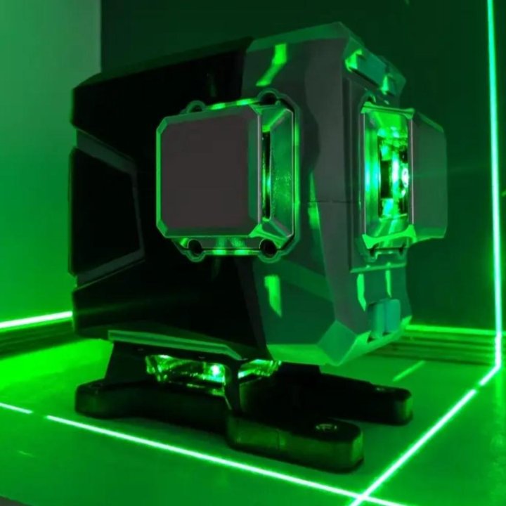 Лазерный уровень нивелир Deko 3D Green,12зел.линий