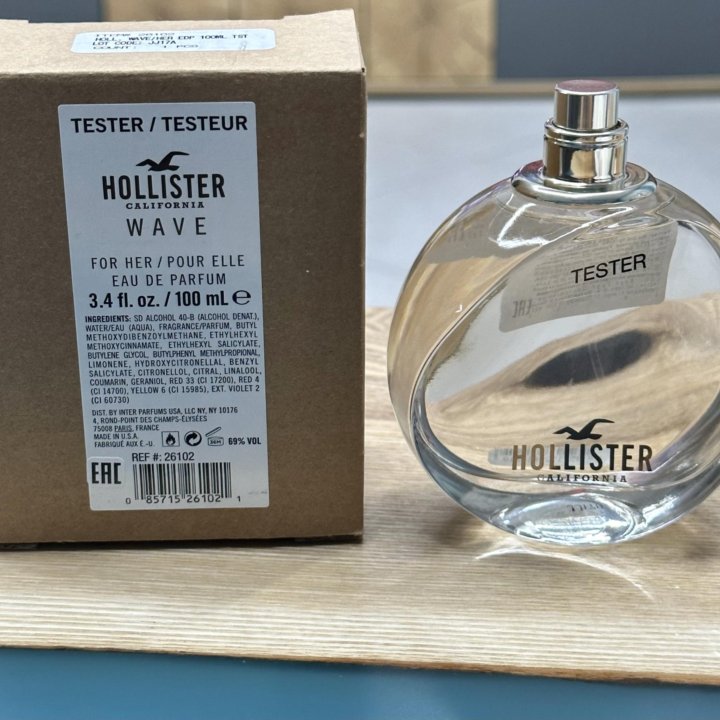 Женские духи Hollister Wave 100 мл. Оригинал