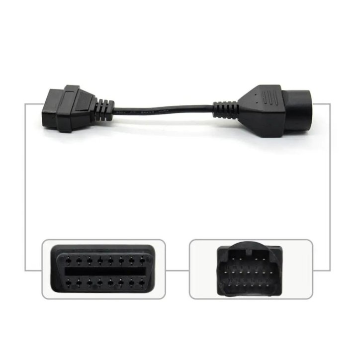 Переходник Mazda/Ford 17 Pin на 16 Pin OBD2.