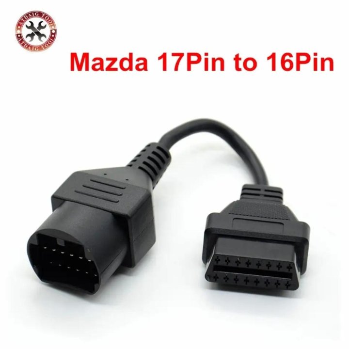 Переходник Mazda/Ford 17 Pin на 16 Pin OBD2.