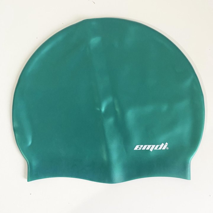Шапочка для купания силиконовая зеленая