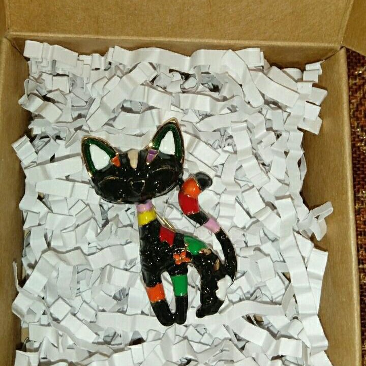 Брошь КОШКА