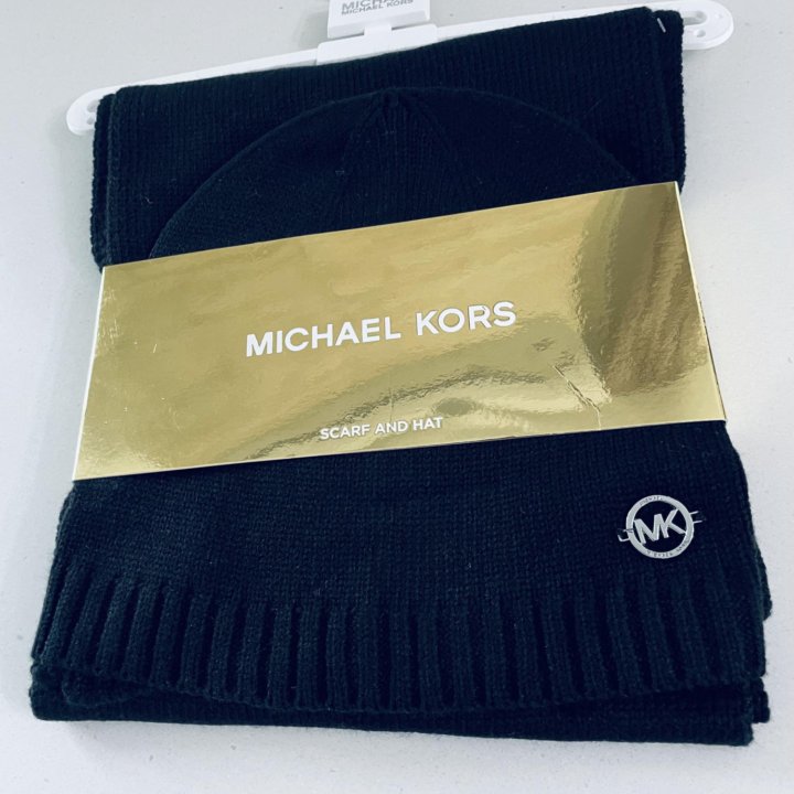 Michael Kors шапка +шарф ( новый ,оригинал)