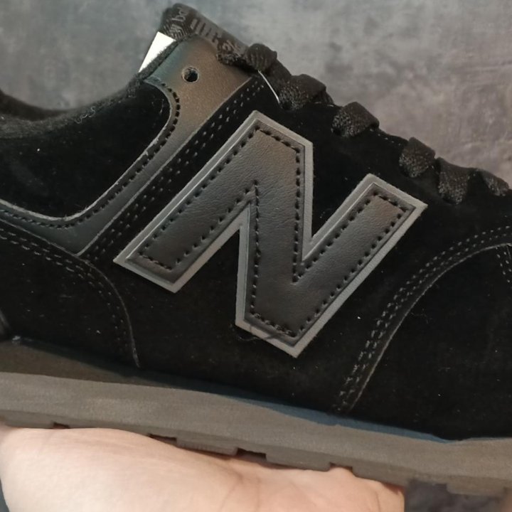 Кроссовки New balance зимние новые чёрные