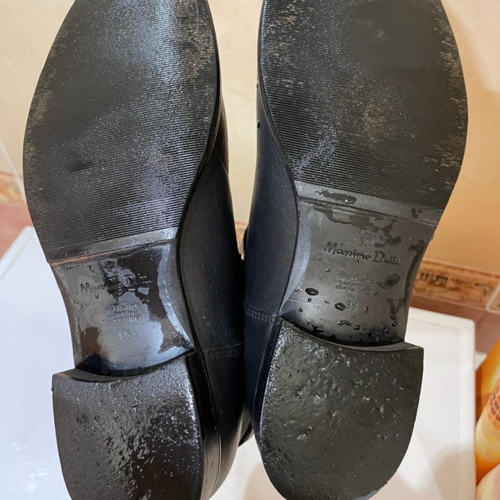 Ботинки кожаные Massimo Dutti