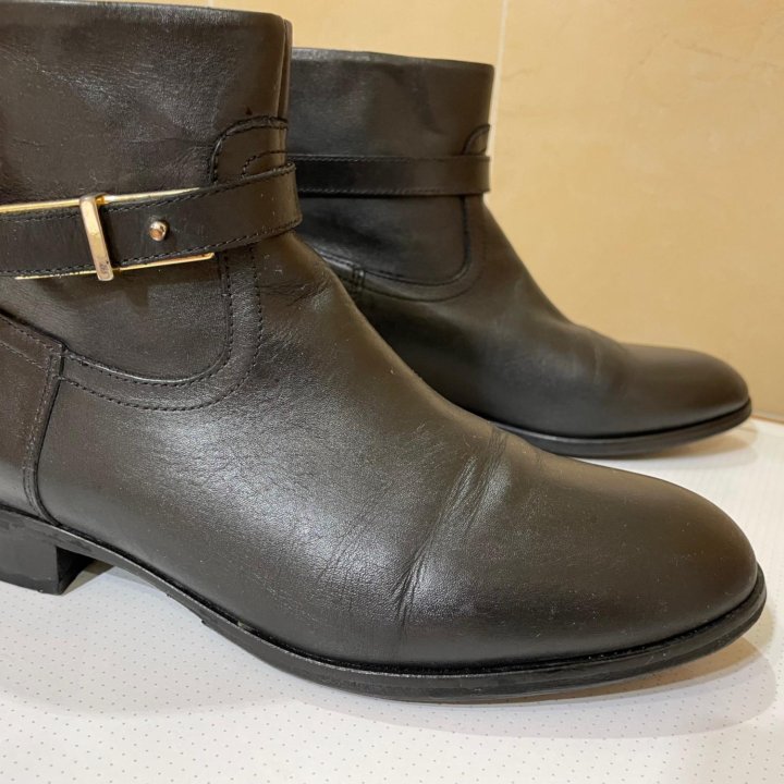 Ботинки кожаные Massimo Dutti