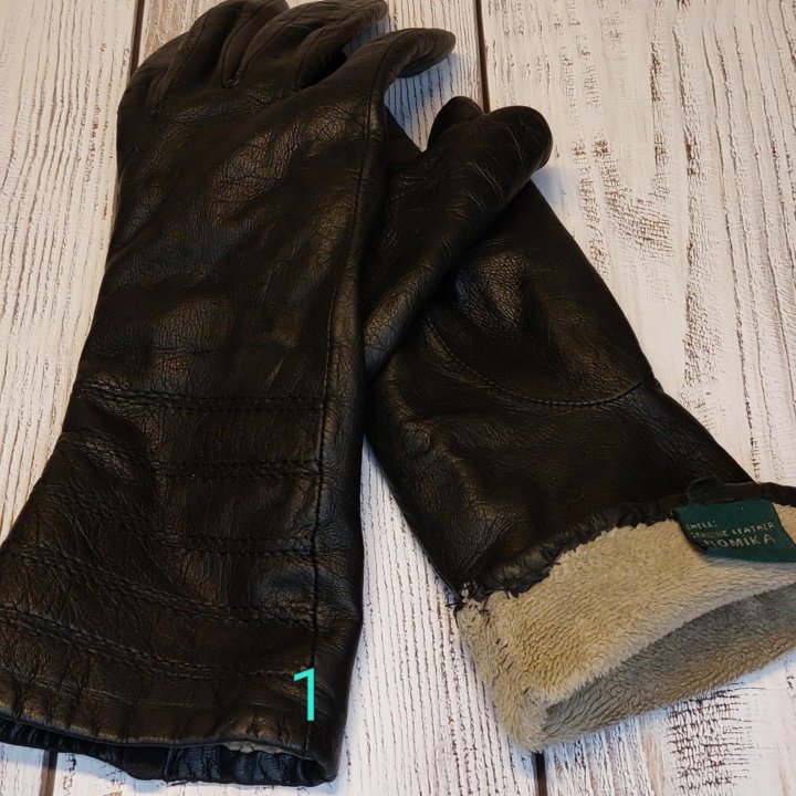 Перчатки кожа