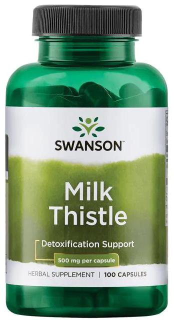 Swanson Full Spectrum Milk Thistle 500 mg 100 капсул