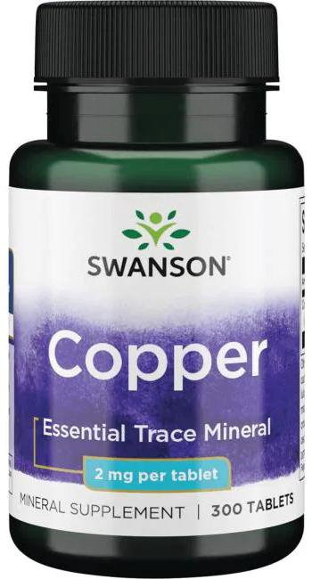 Swanson Copper 2 mg 300 таблеток