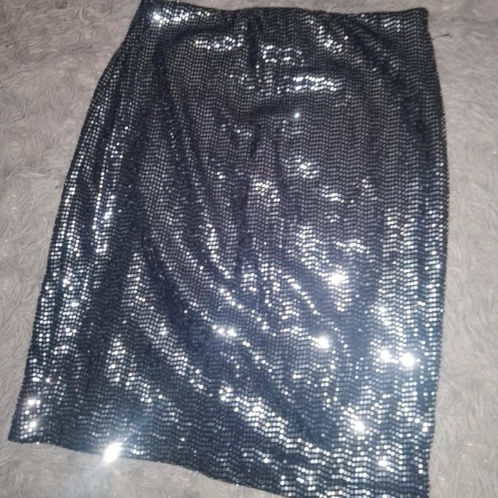 Женская юбка GJ с пайетками