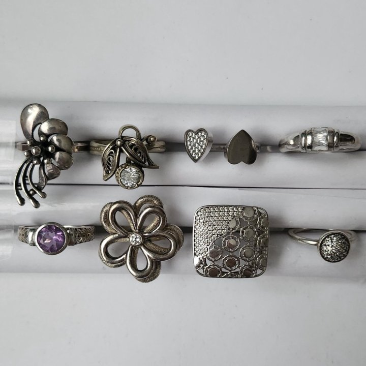 Кольцо серебро 925