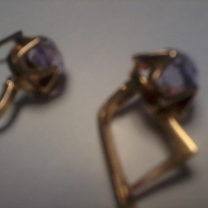 Серьги золотые 583 проба