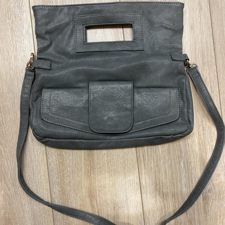 Сумка-трансформер серая