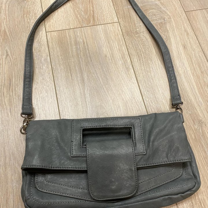 Сумка-трансформер серая