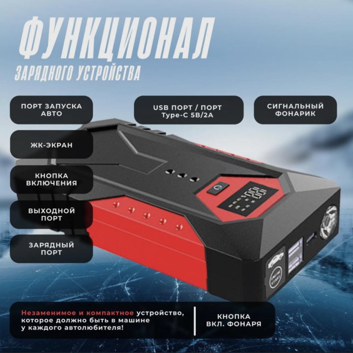 Зарядное устройство для авто ПЗУ Power bank