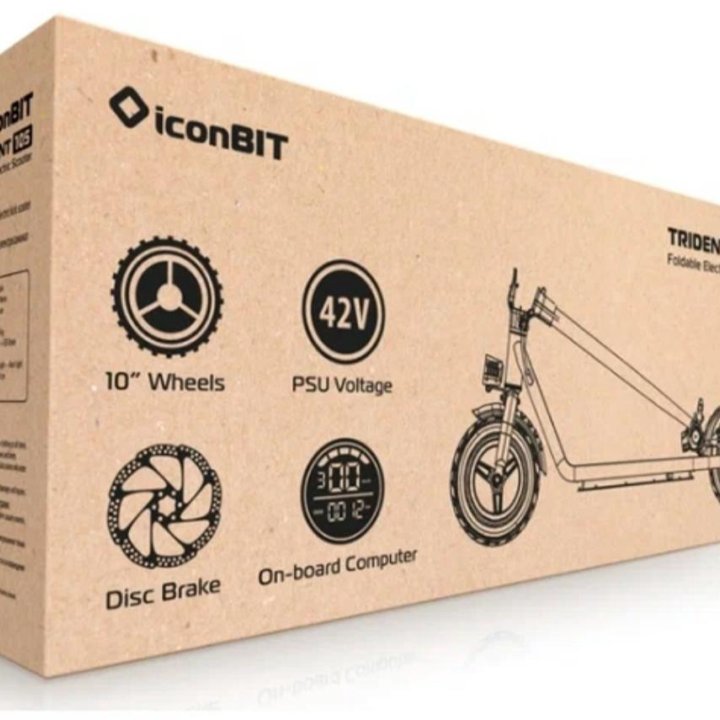 Электросамокат iconBIT Trident 105 Black (XLR3020)