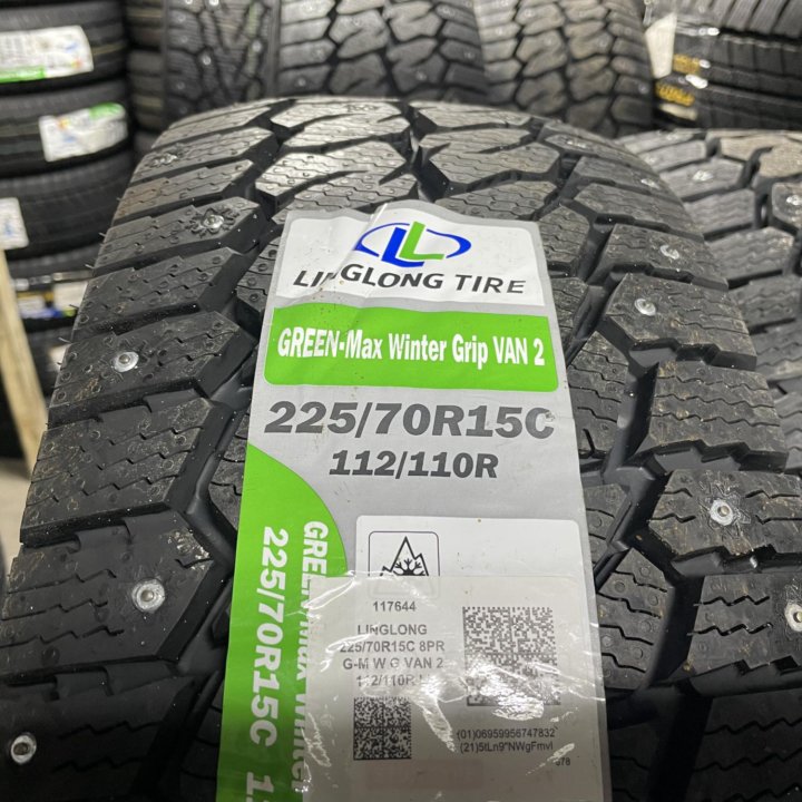 225/70 R15C 110/112R LingLоng Grееn-Мах Winter Шип