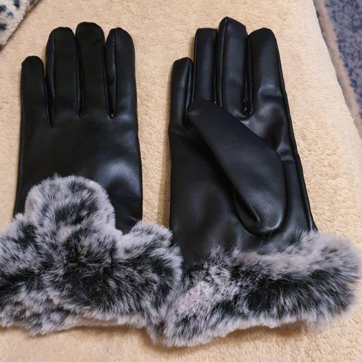 Перчатки экокожа