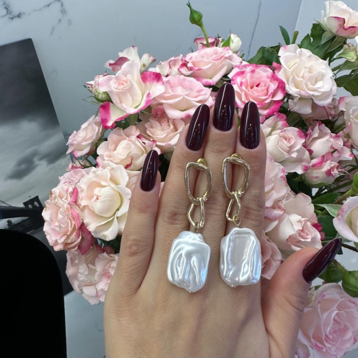 Серьги 2пары новые