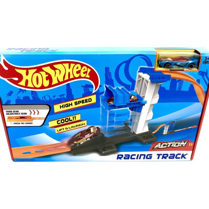 Трасса, трамплин Hot Wheels Лифт