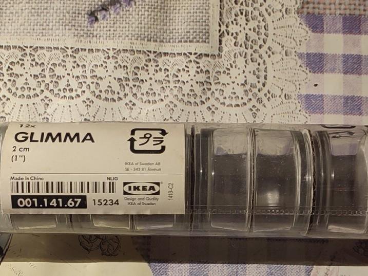 Подсвечник ikea стекло Глимма Glimma