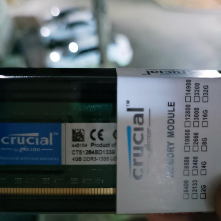 Оперативная память DDR3 4 Гб