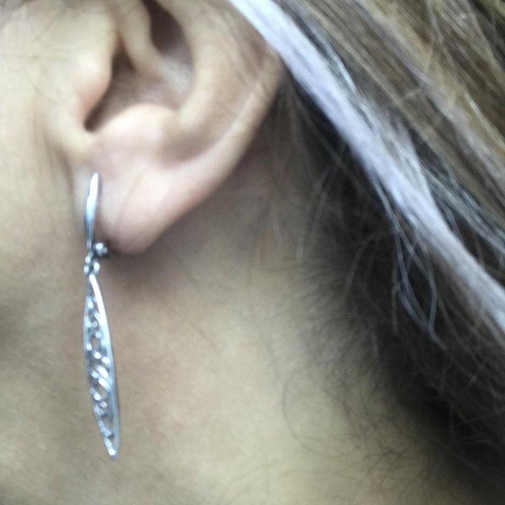 Серебряные серьги