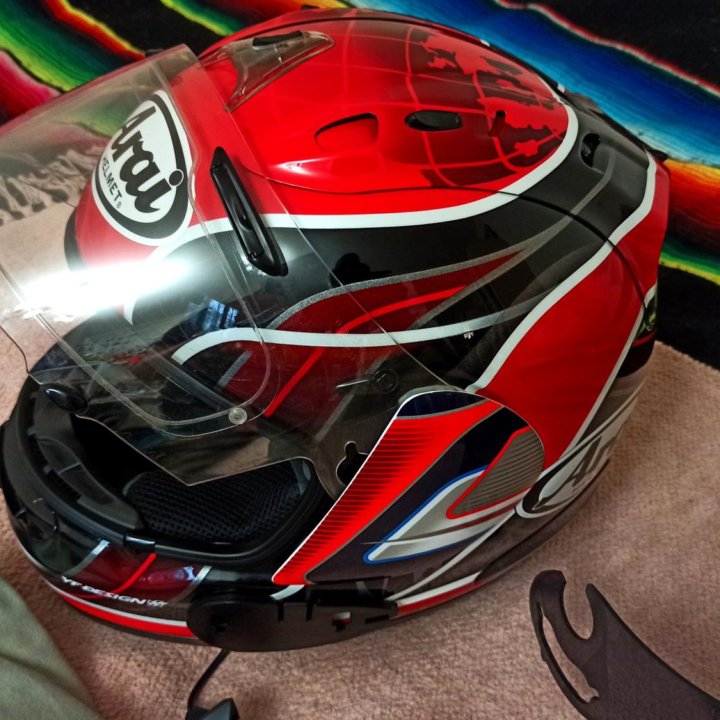 Шлем Arai rx7 М с гарнитурой