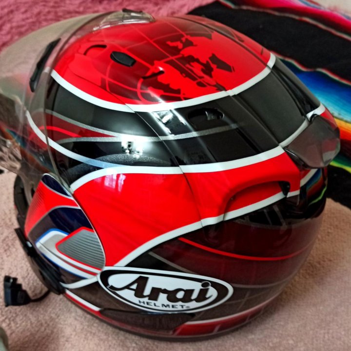 Шлем Arai rx7 М с гарнитурой