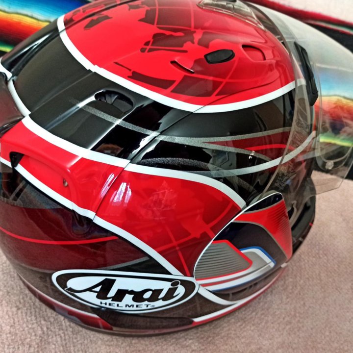 Шлем Arai rx7 М с гарнитурой