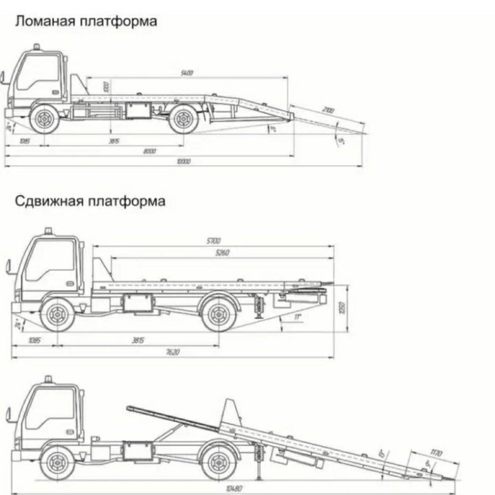 Эвакуатор легковой, грузовой и манипулятор