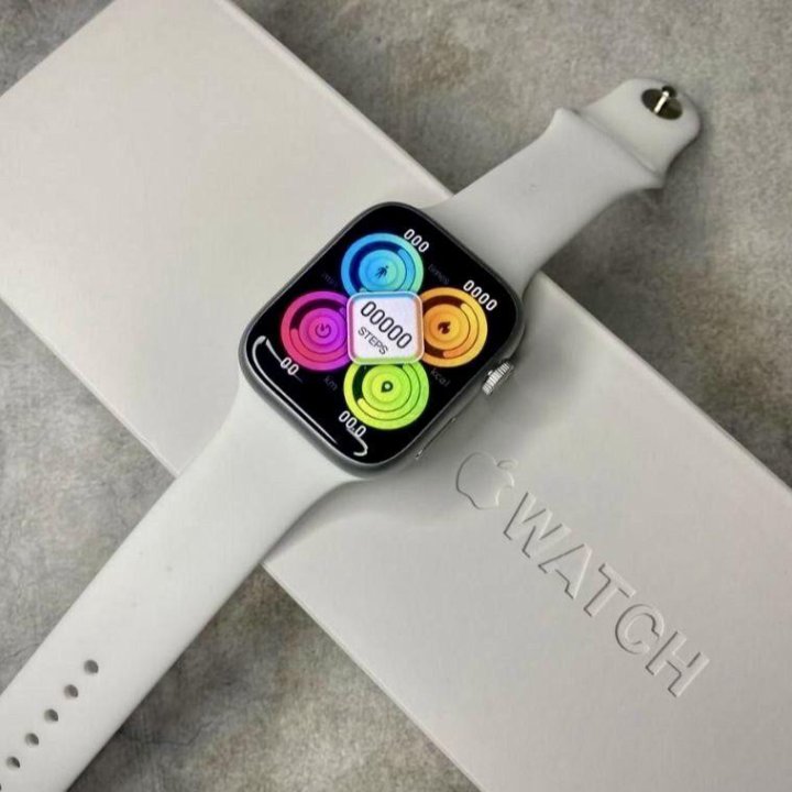 Apple Watch 8 серебристый цвет