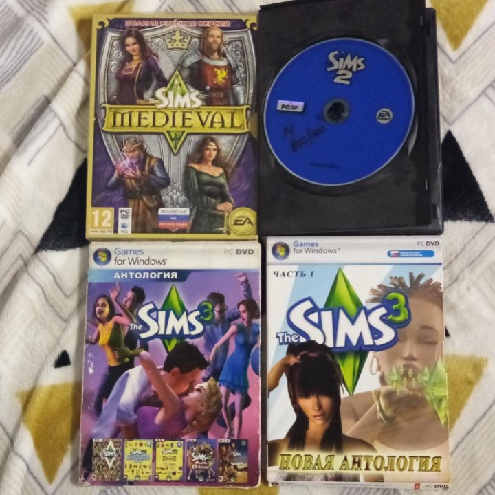 Игровые диски для пк SIMS 3/SIMS 2