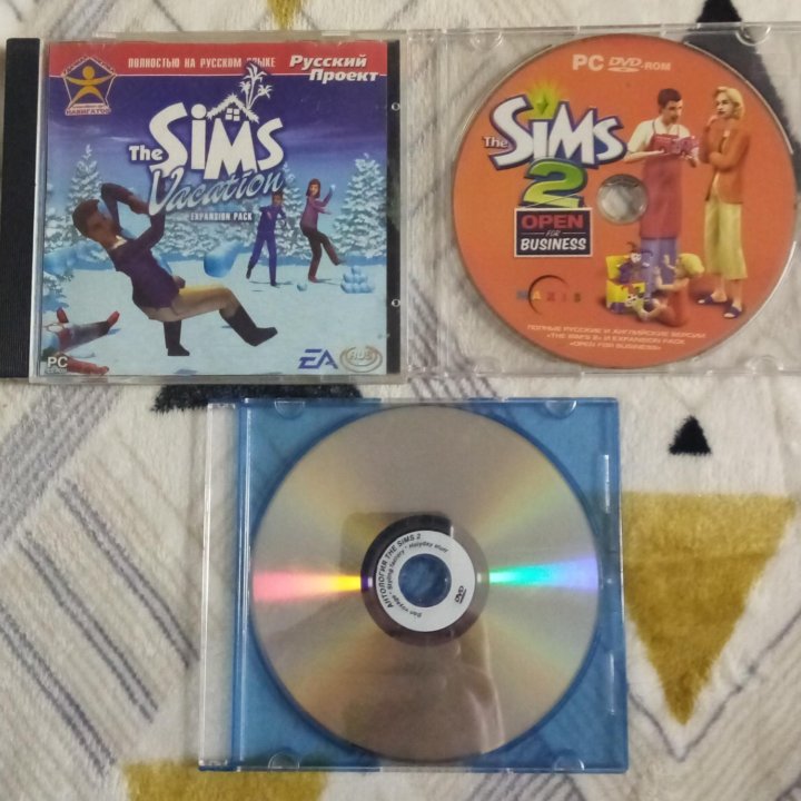 Игровые диски для пк SIMS 3/SIMS 2