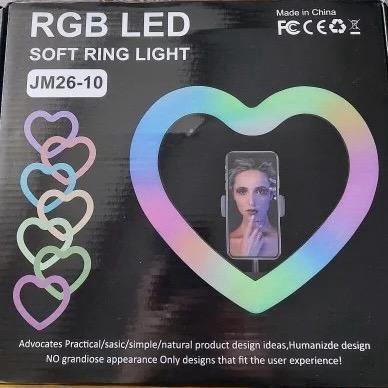 Кольцевая лампа RGB 26 см