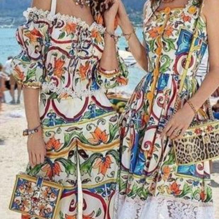 Платье в стиле Dolce Gabbana. Вышлю