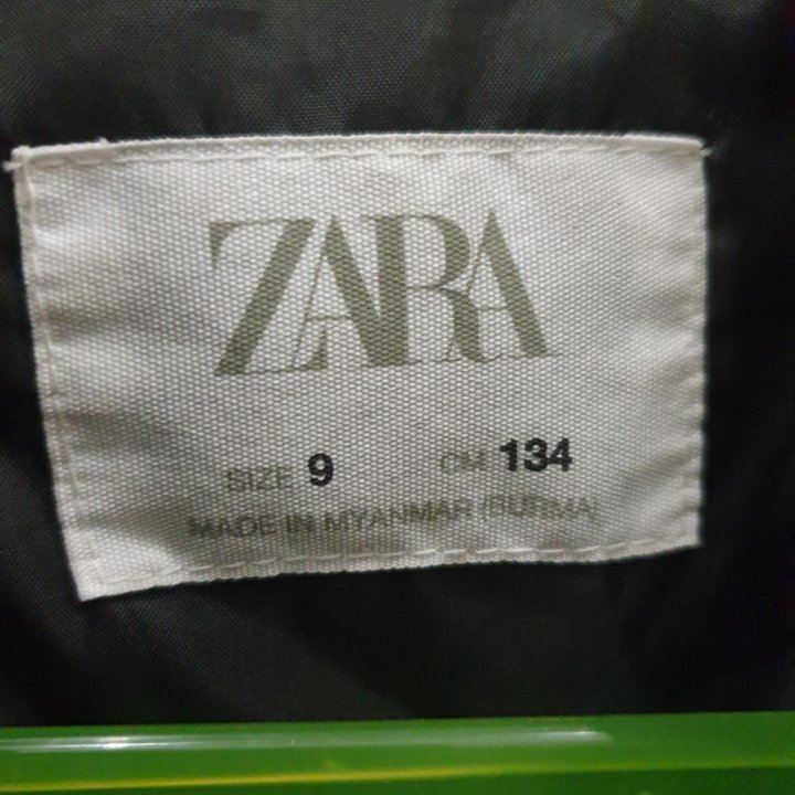 Куртка кожаная ZARA