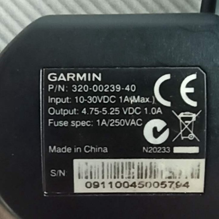 Провод питания от навигатора Garmin