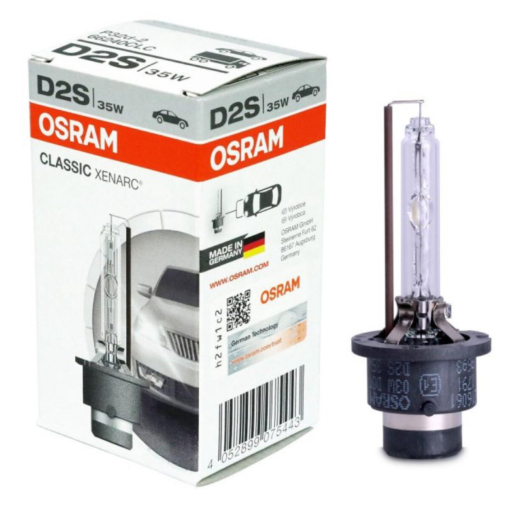 Оригинальная ксеноновая лампа Osram D2S