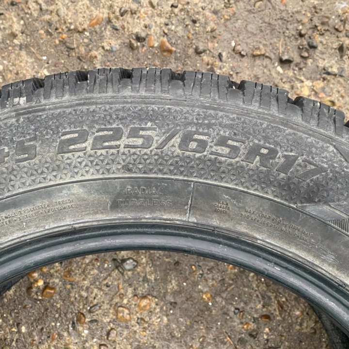 1шт. 225/65 R17 GOODYEAR ЗИМА