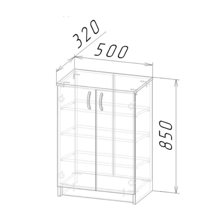 Новая тумба обувница 500 мм