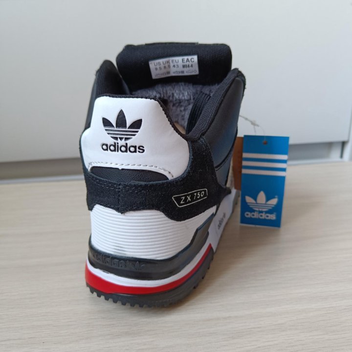 Кроссовки Adidas Zx750 зима мех мужские