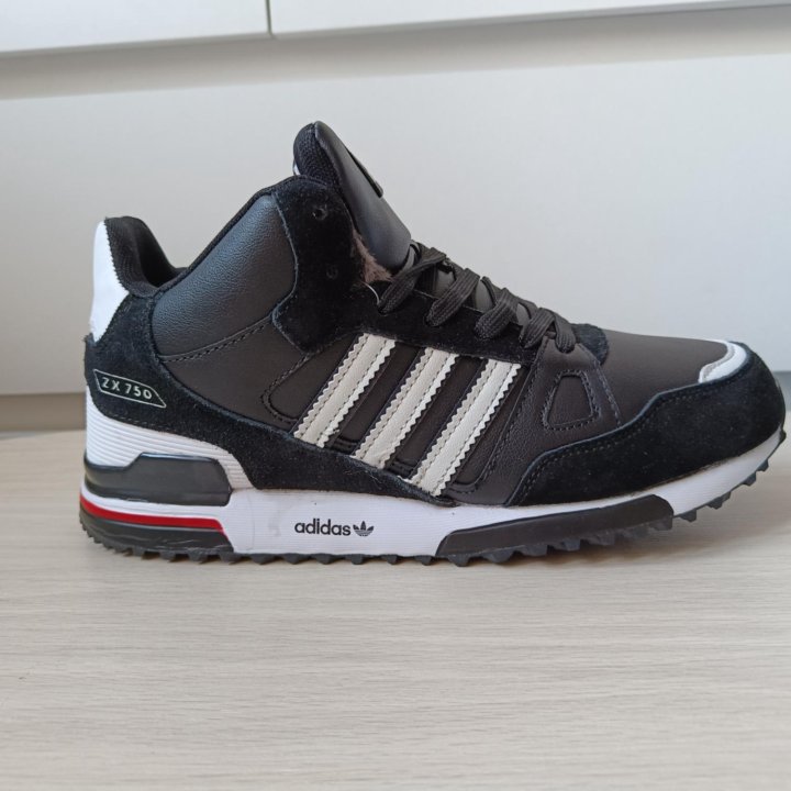 Кроссовки Adidas Zx750 зима мех мужские