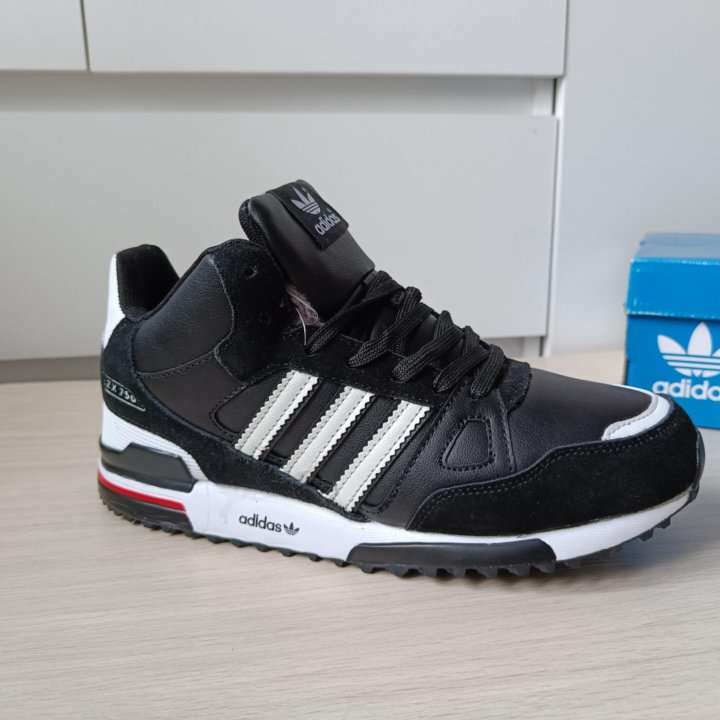 Кроссовки Adidas Zx750 зима мех мужские