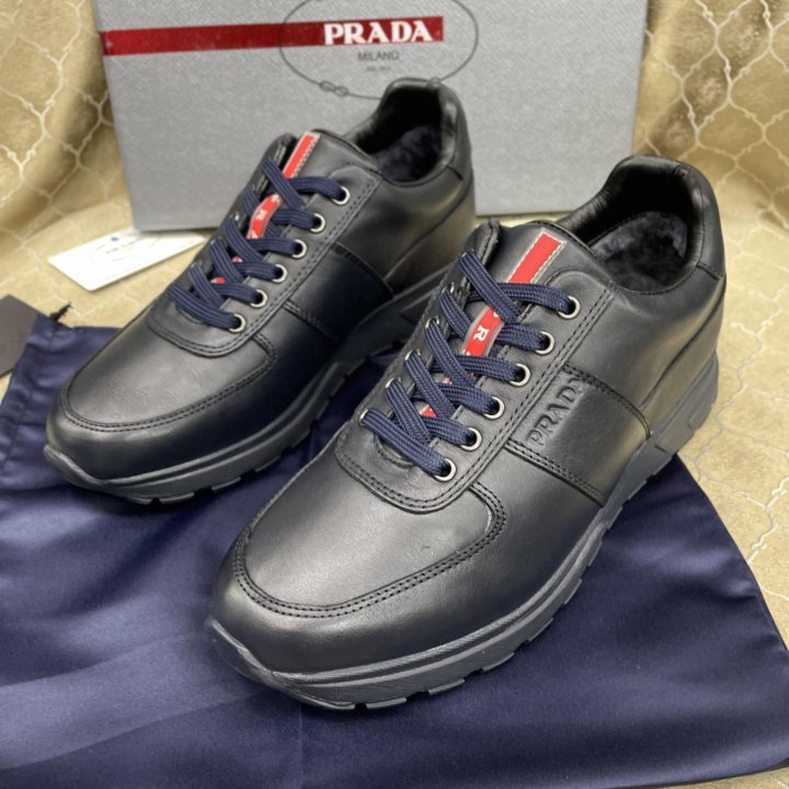 Кроссовки зимние Prada